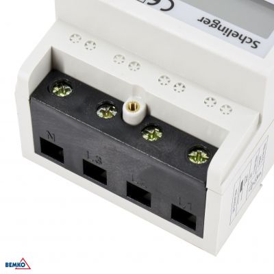 Licznik zużycia energii elektrycznej MID 3-fazowy 10/100A 4-modułowy z wyświetlaczem LCD SCHELINGER (A31-SL03A-MID)